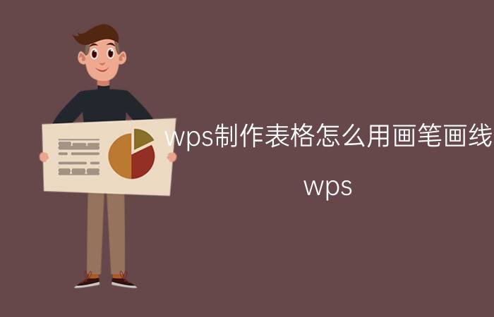 wps制作表格怎么用画笔画线 wps office电脑版怎么调画笔？